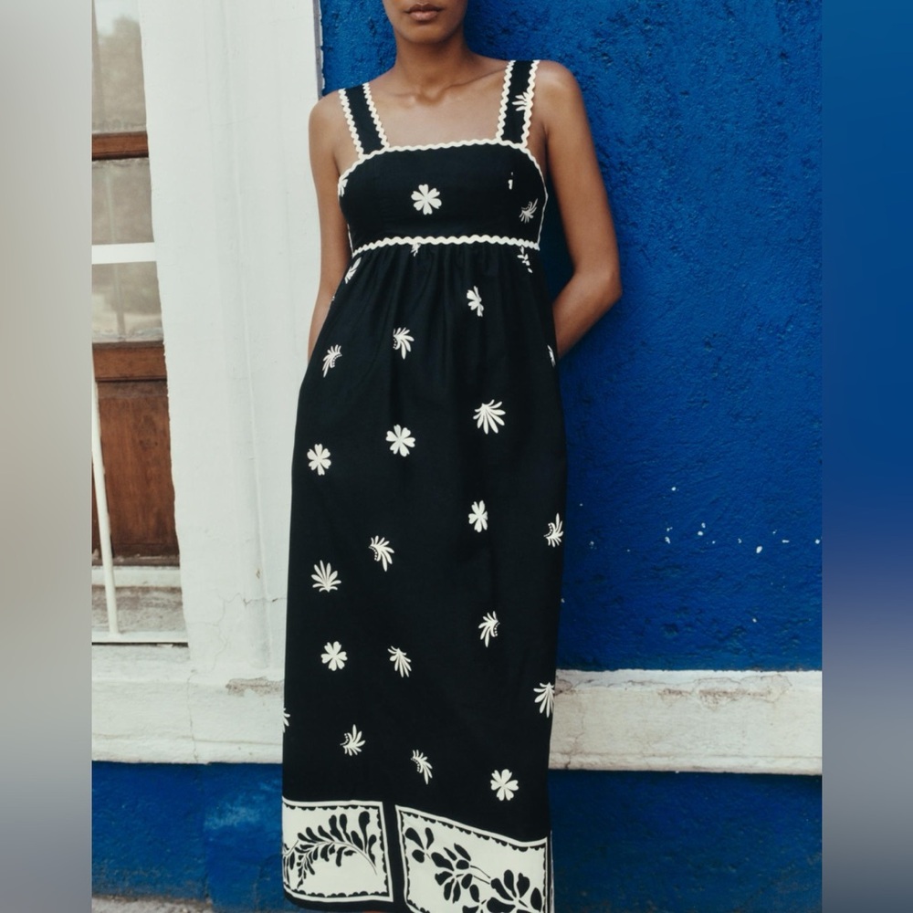 NWT Zara Midi Dress L